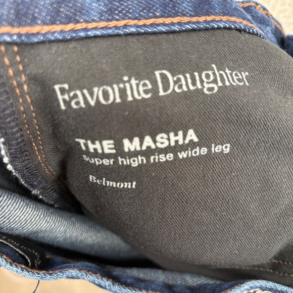 Favorite Daughter The Masha Super High Rise Wide Leg Jeans Size 26 Belmont Wash - Picture 14 of 15